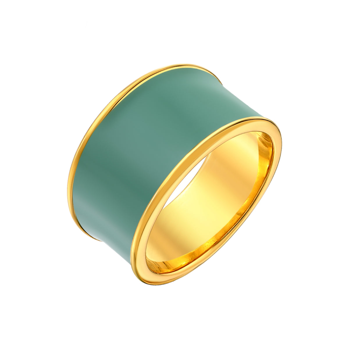 925 STERLING SILVER ENAMELED RING