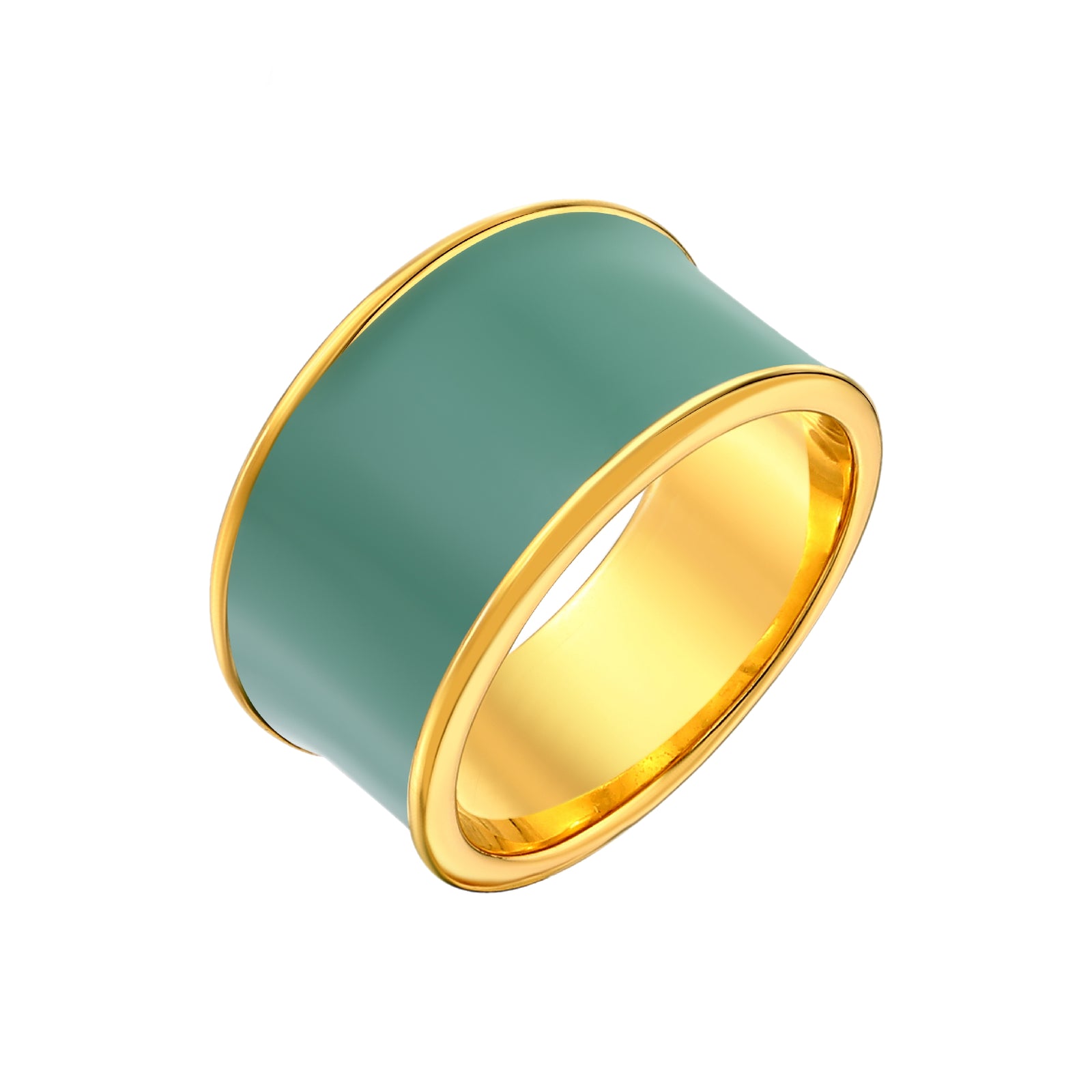 925 STERLING SILVER ENAMELED RING