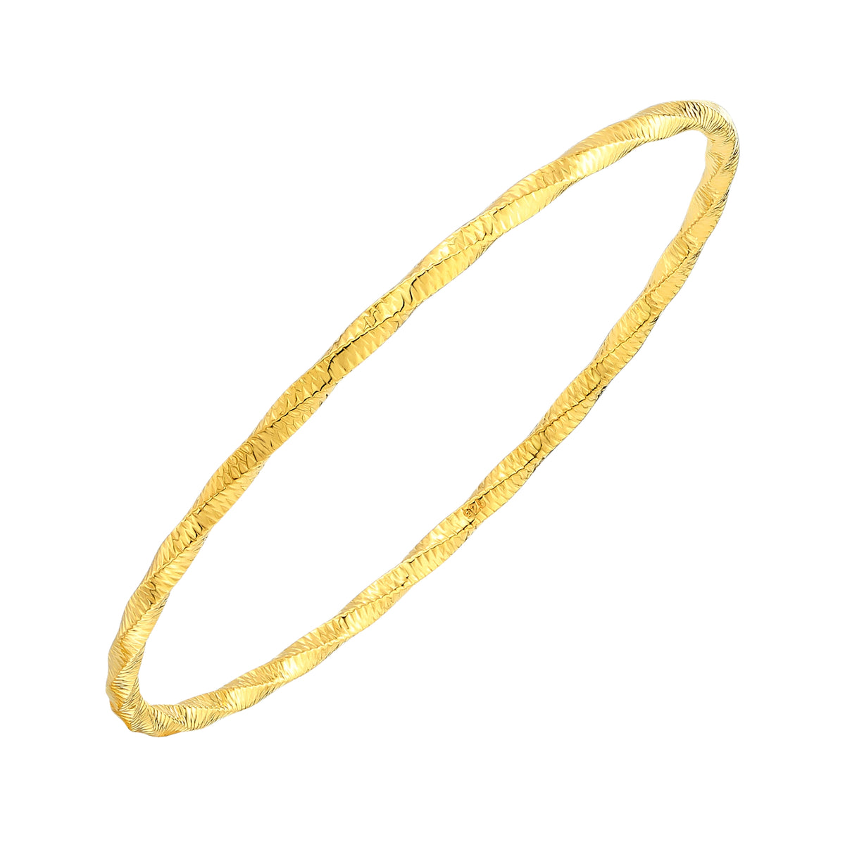 925 STERLING SILVER SLIP ON BANGLE