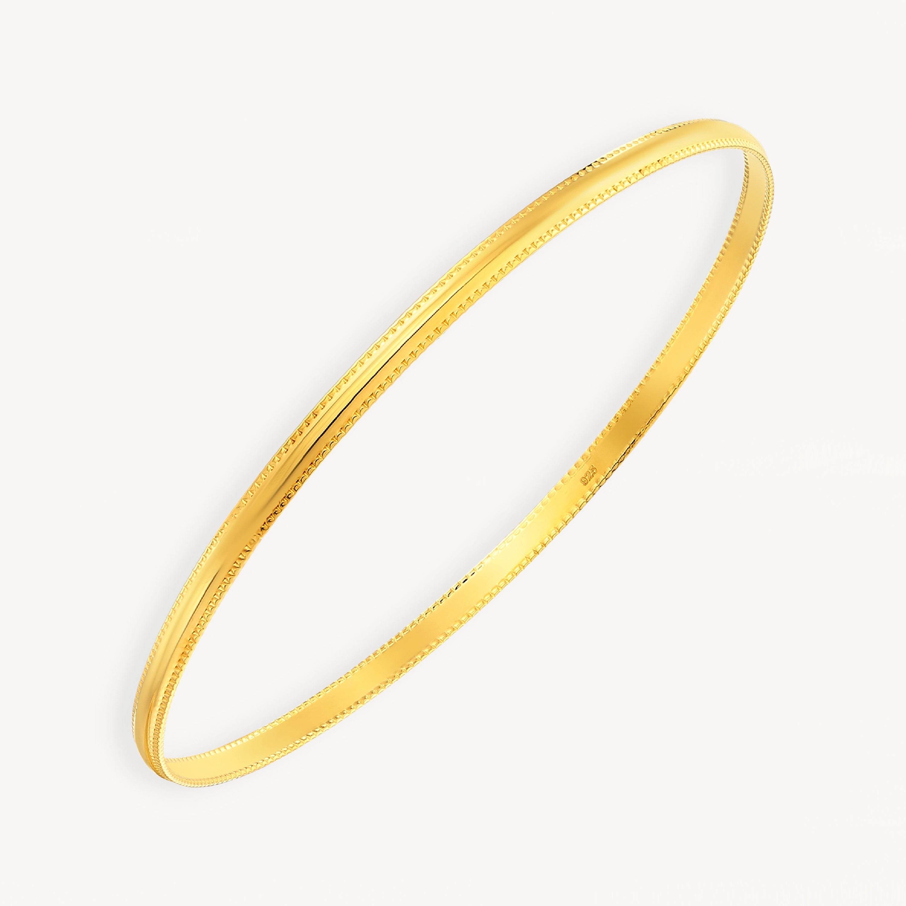 925 STERLING SILVER SLIP ON BANGLE