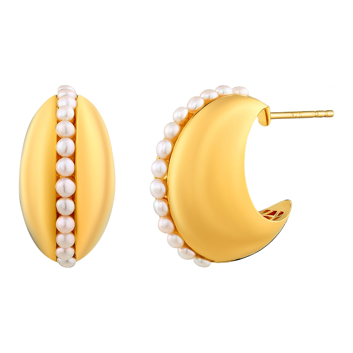 925 STERLING SILVER FRESHWATER PEARLS EARRINGS