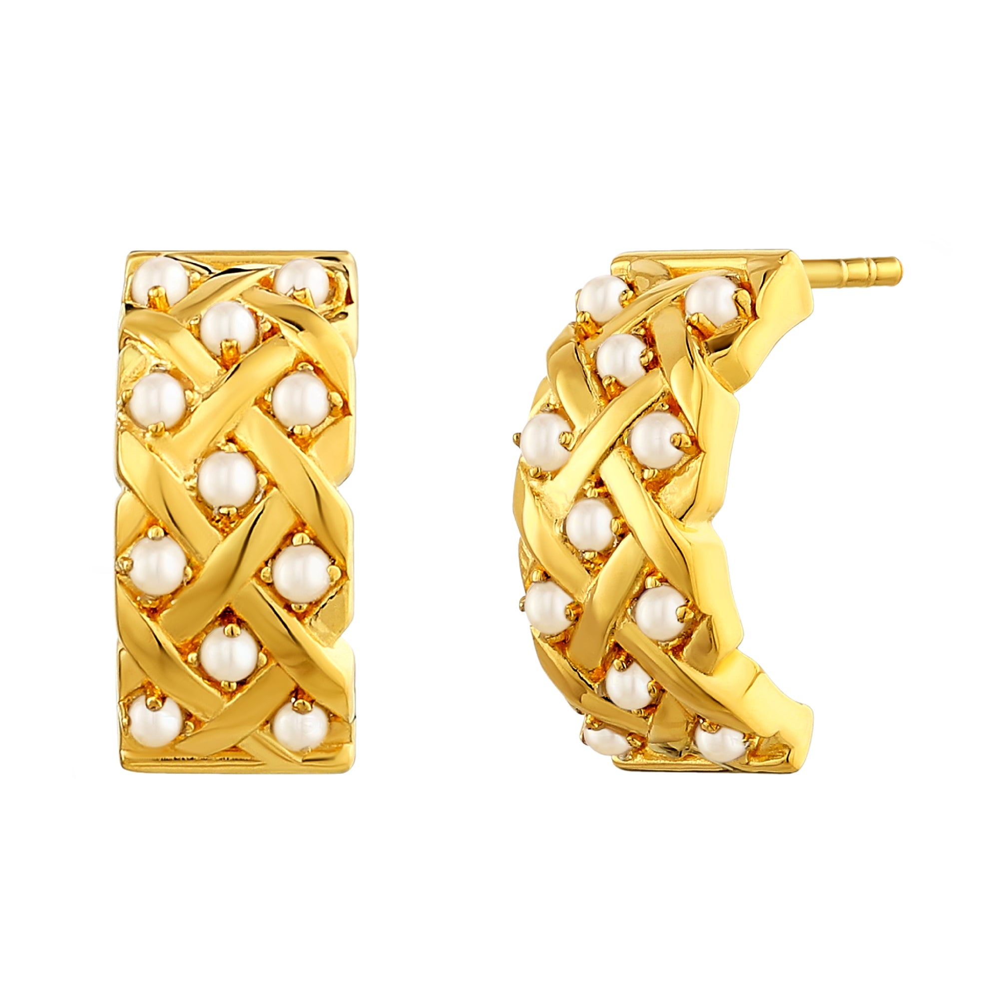 925 STERLING SILVER FRESHWATER PEARLS EARRINGS