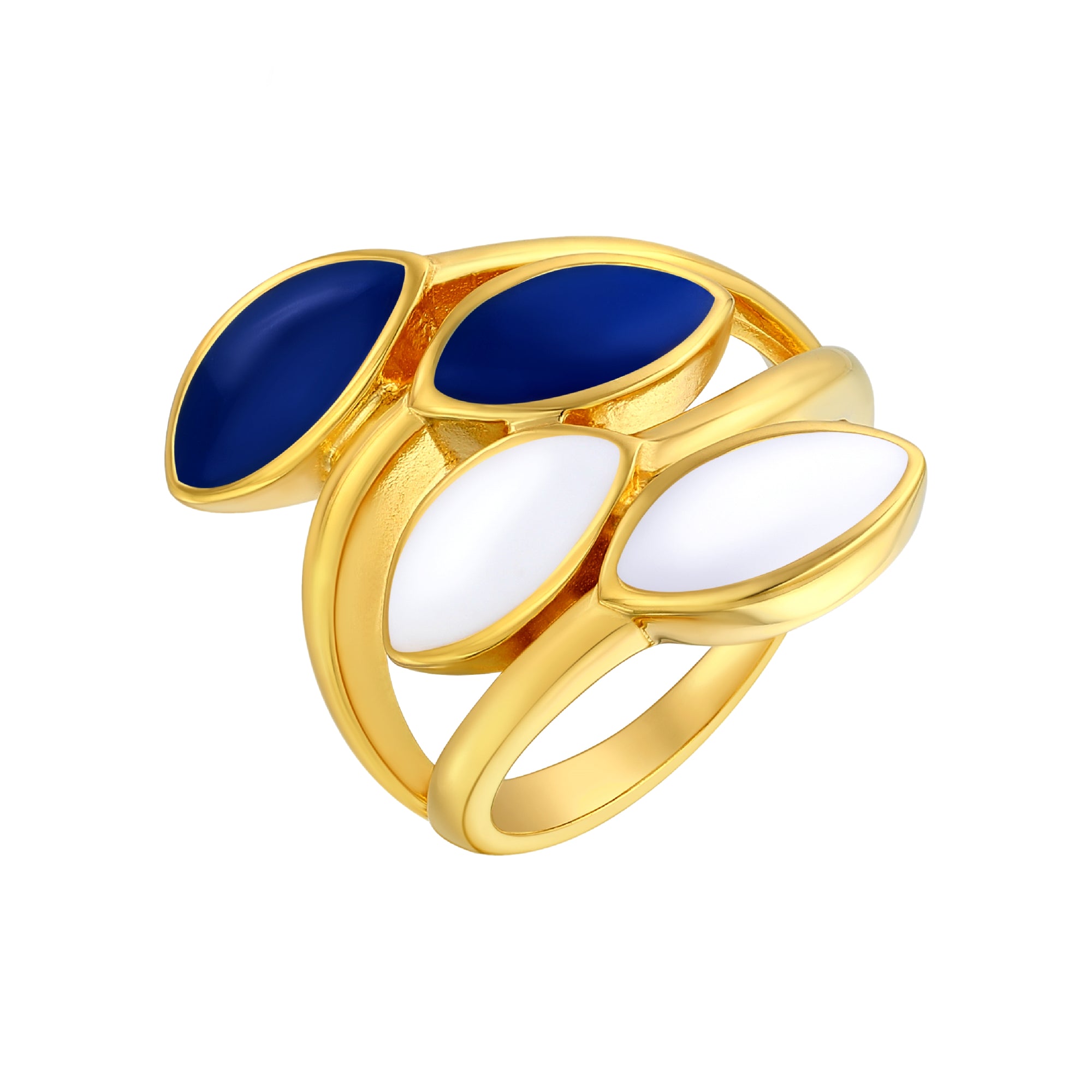 925 STERLING SILVER ENAMELED RING