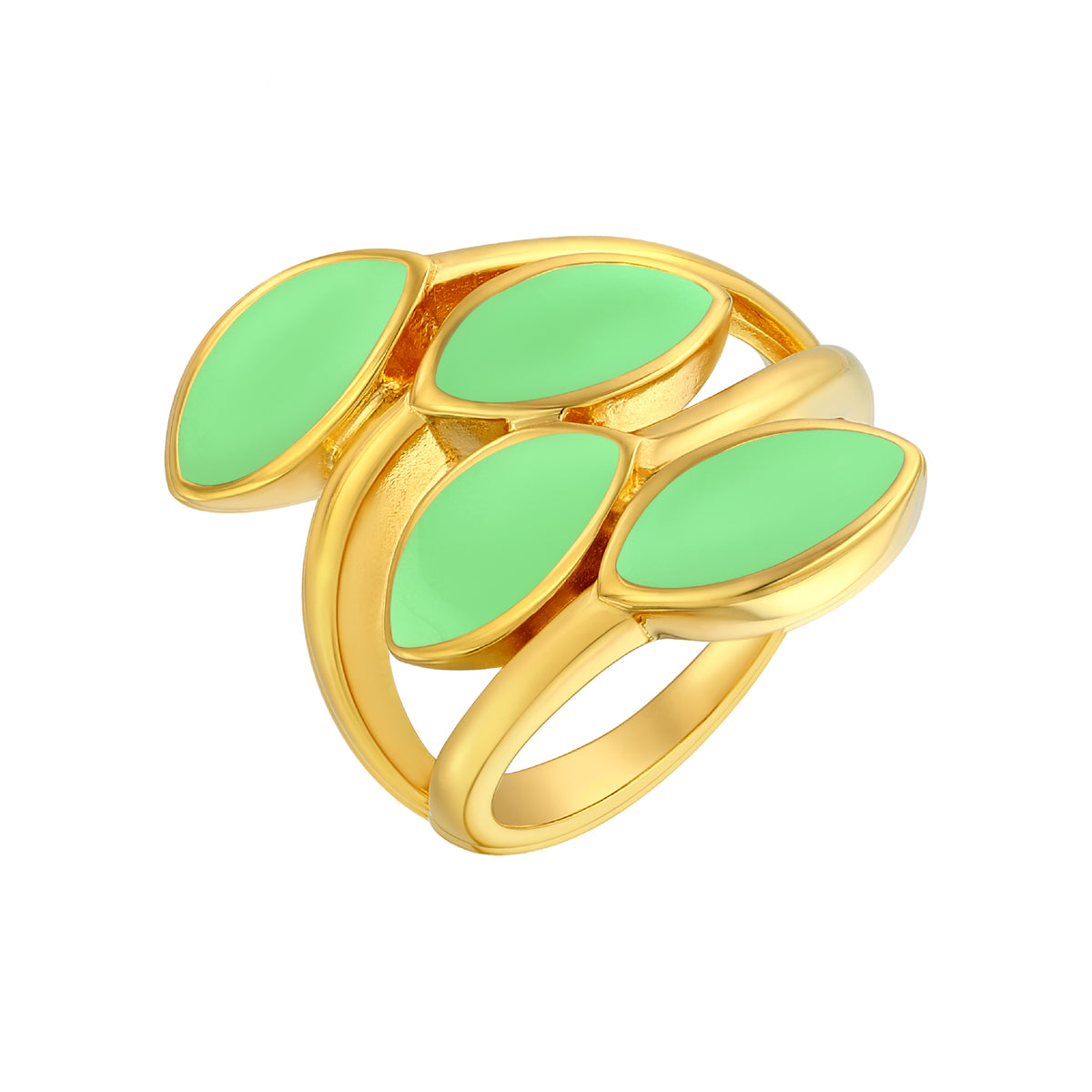 925 STERLING SILVER ENAMELED RING