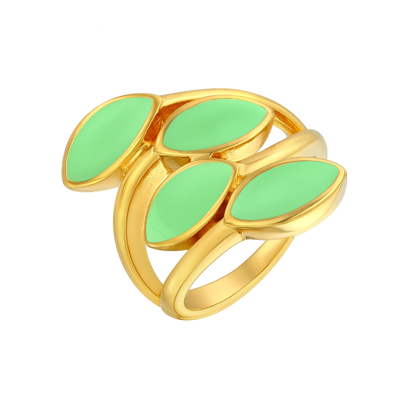 925 STERLING SILVER ENAMELED RING