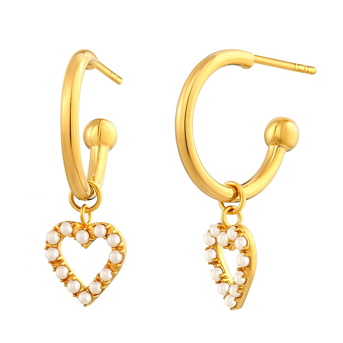 925 STERLING SILVER FRESHWATER PEARLS EARRINGS