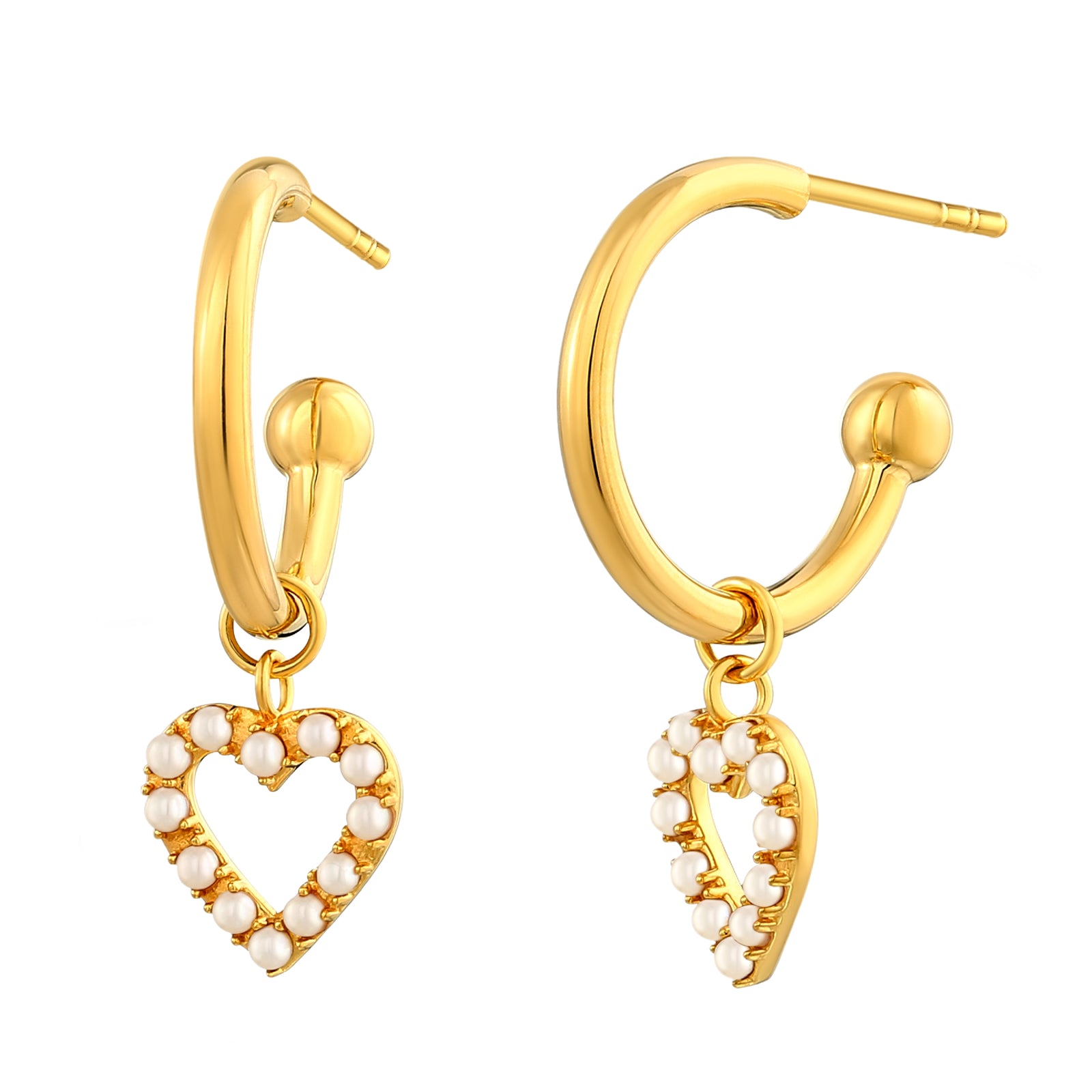 925 STERLING SILVER FRESHWATER PEARLS EARRINGS