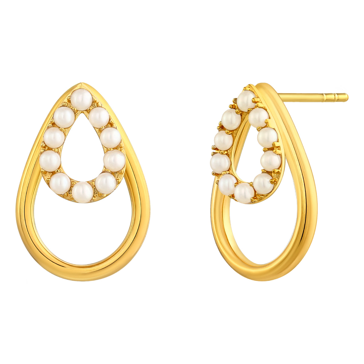 925 STERLING SILVER FRESHWATER PEARLS EARRINGS