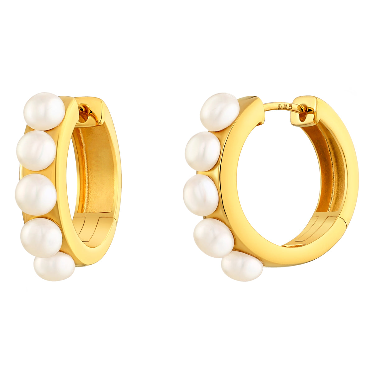 925 STERLING SILVER FRESHWATER PEARLS EARRINGS