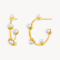 925 STERLING SILVER FRESHWATER PEARLS EARRINGS