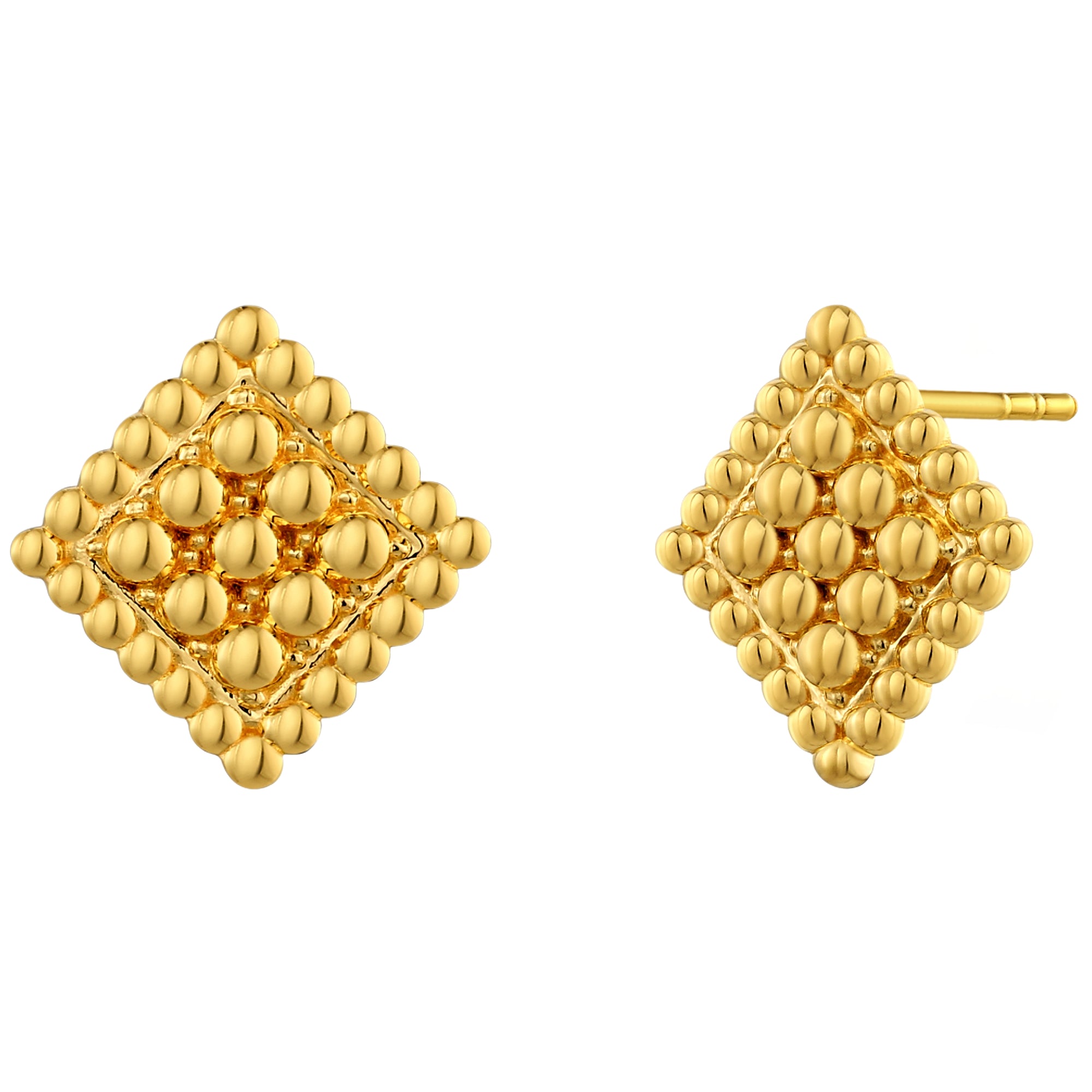 925 STERLING SILVER CAVIAR STUD EARRINGS