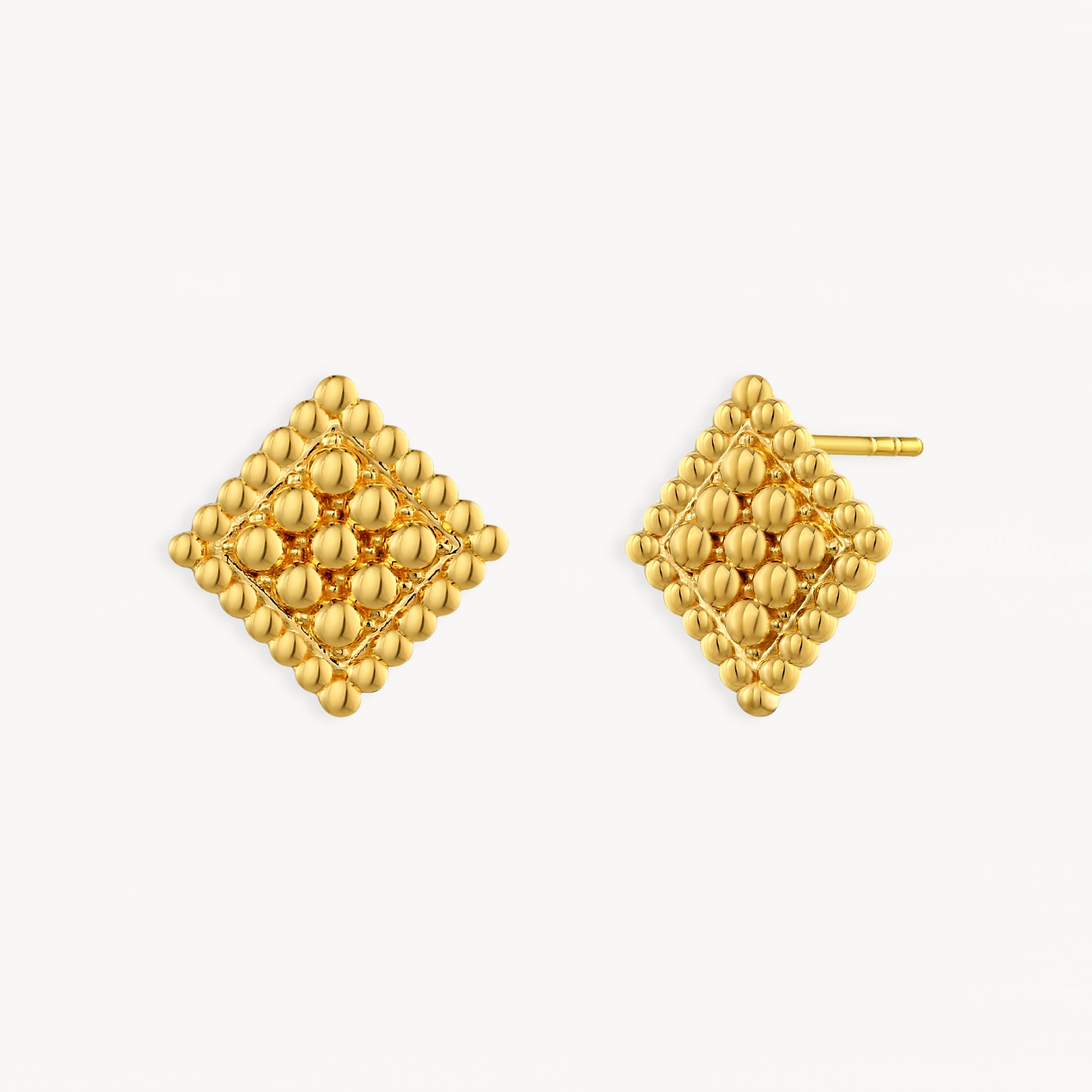925 STERLING SILVER CAVIAR STUD EARRINGS