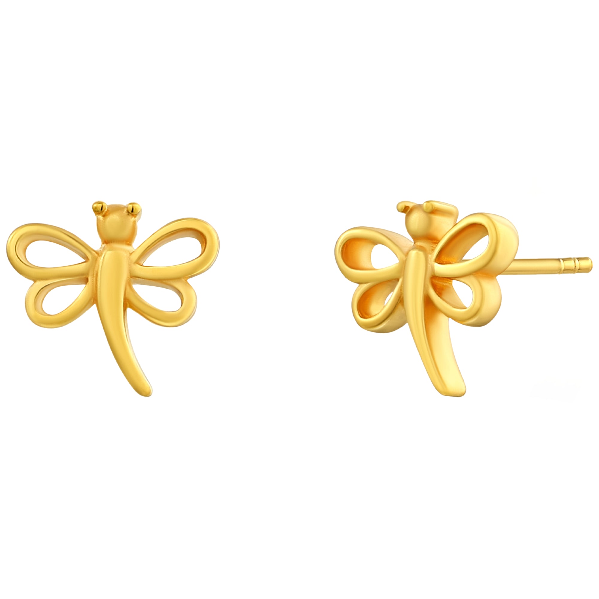 925 STERLING SILVER DRAGONFLY STUD EARRINGS