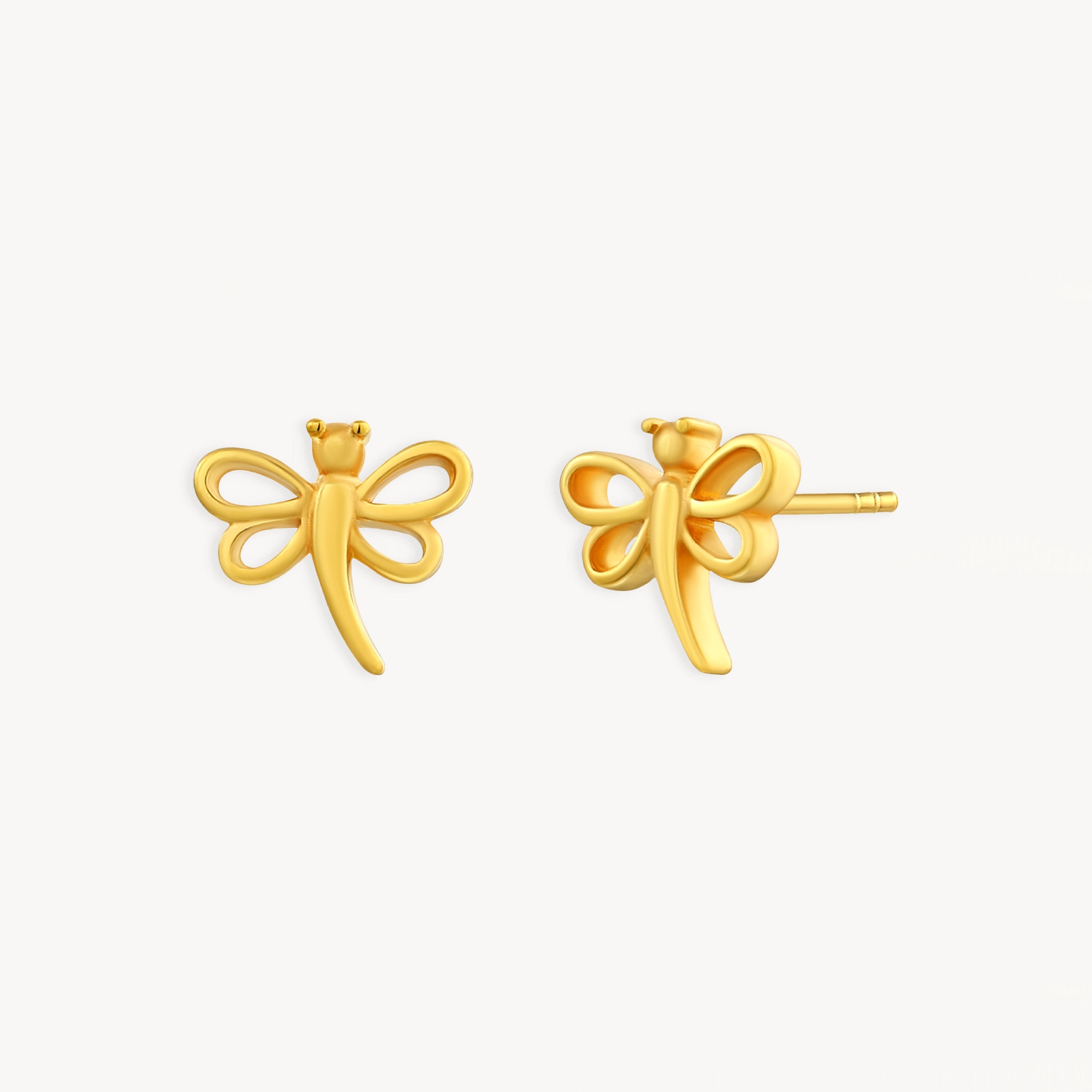 925 STERLING SILVER DRAGONFLY STUD EARRINGS