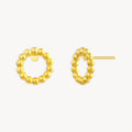 925 STERLING SILVER CAVIAR STUD EARRINGS