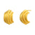 925 STERLING SILVER BANANA SHAPE EARRINGS