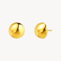 925 STERLING SILVER HALF BALL STUD EARRINGS