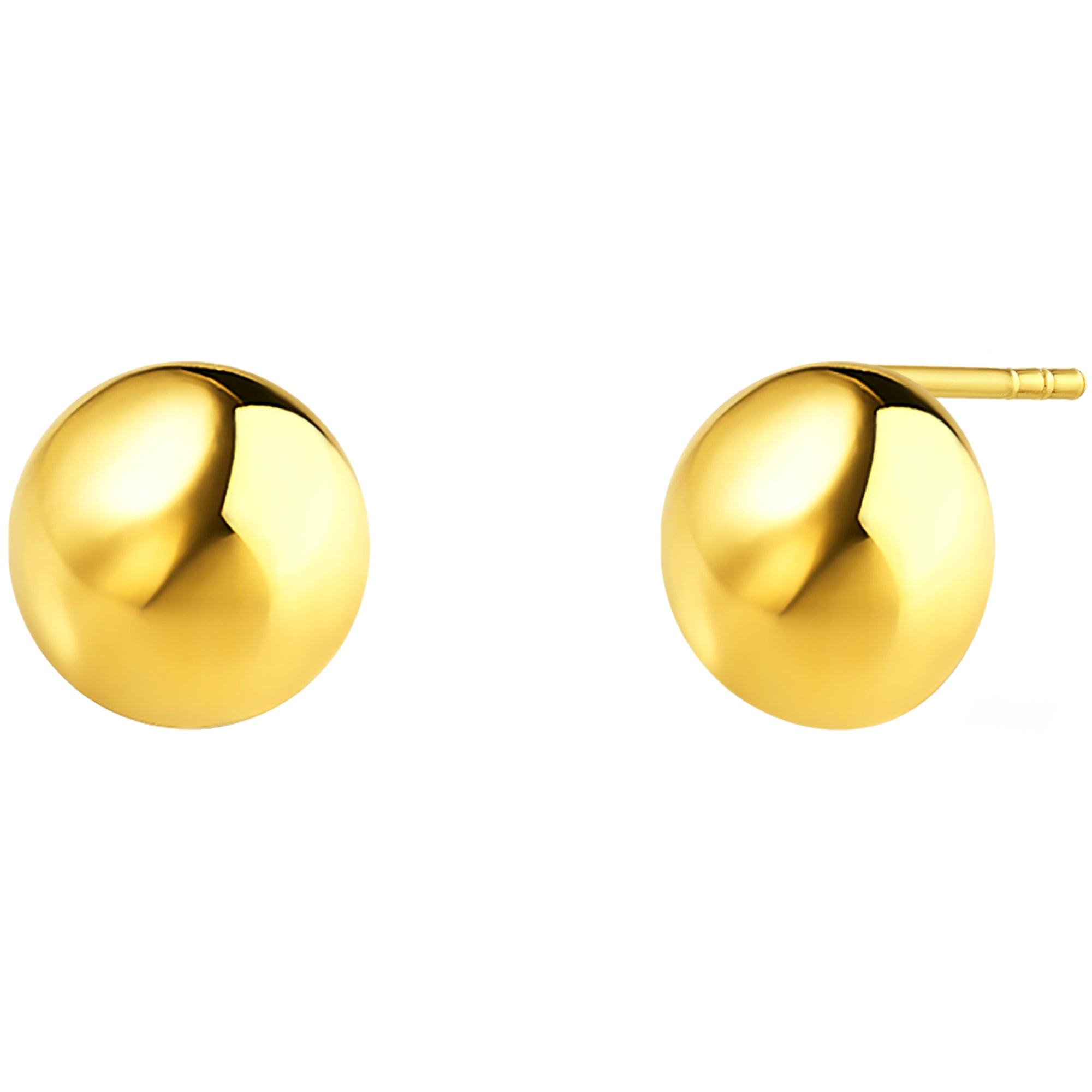 925 STERLING SILVER CREOLE STUD EARRINGS