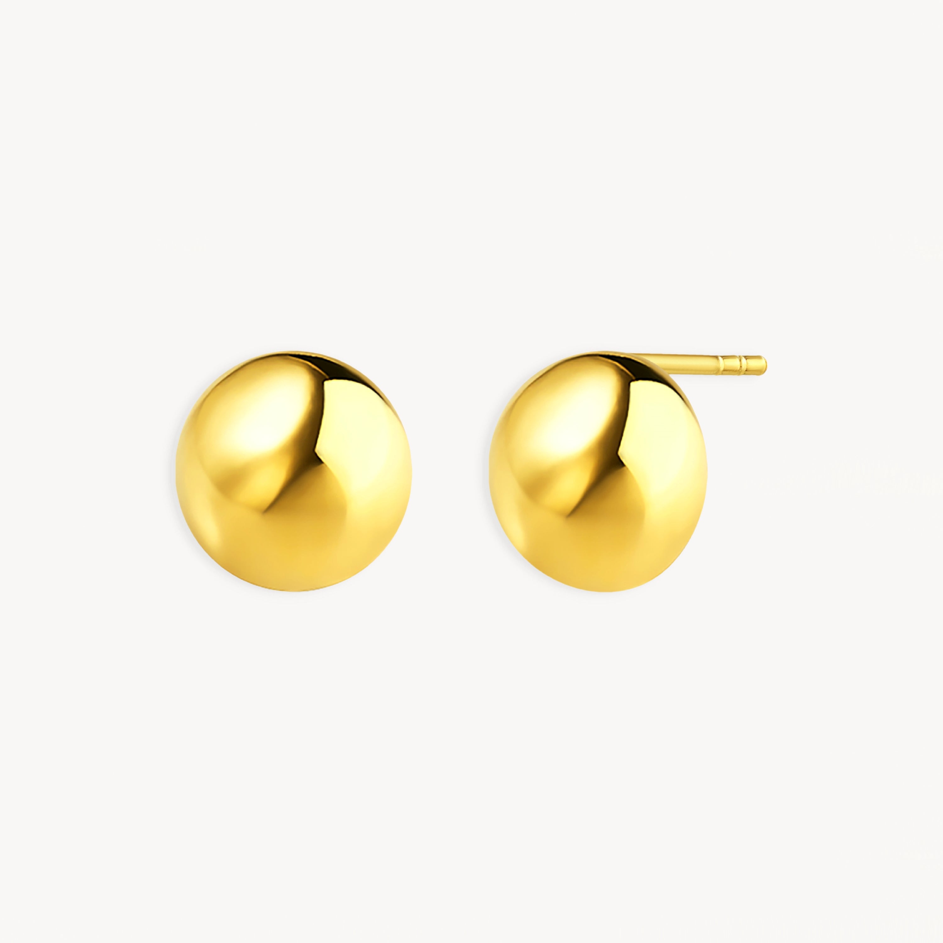 925 STERLING SILVER CREOLE STUD EARRINGS