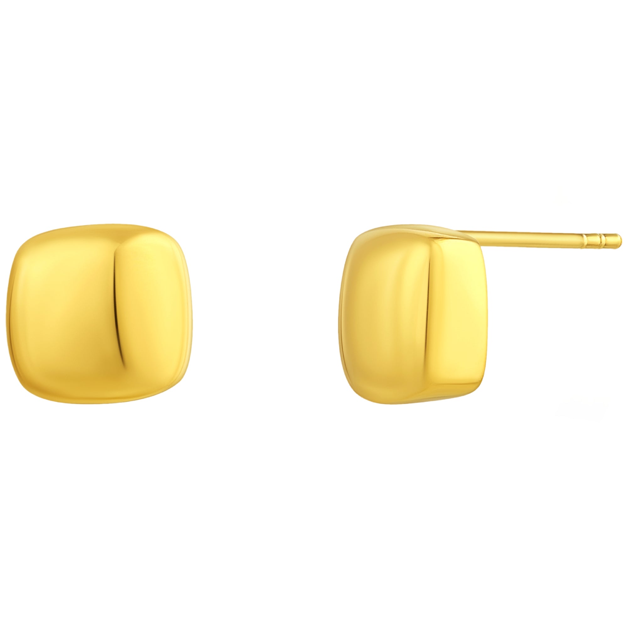 925 STERLING SILVER CREOLE STUD EARRINGS