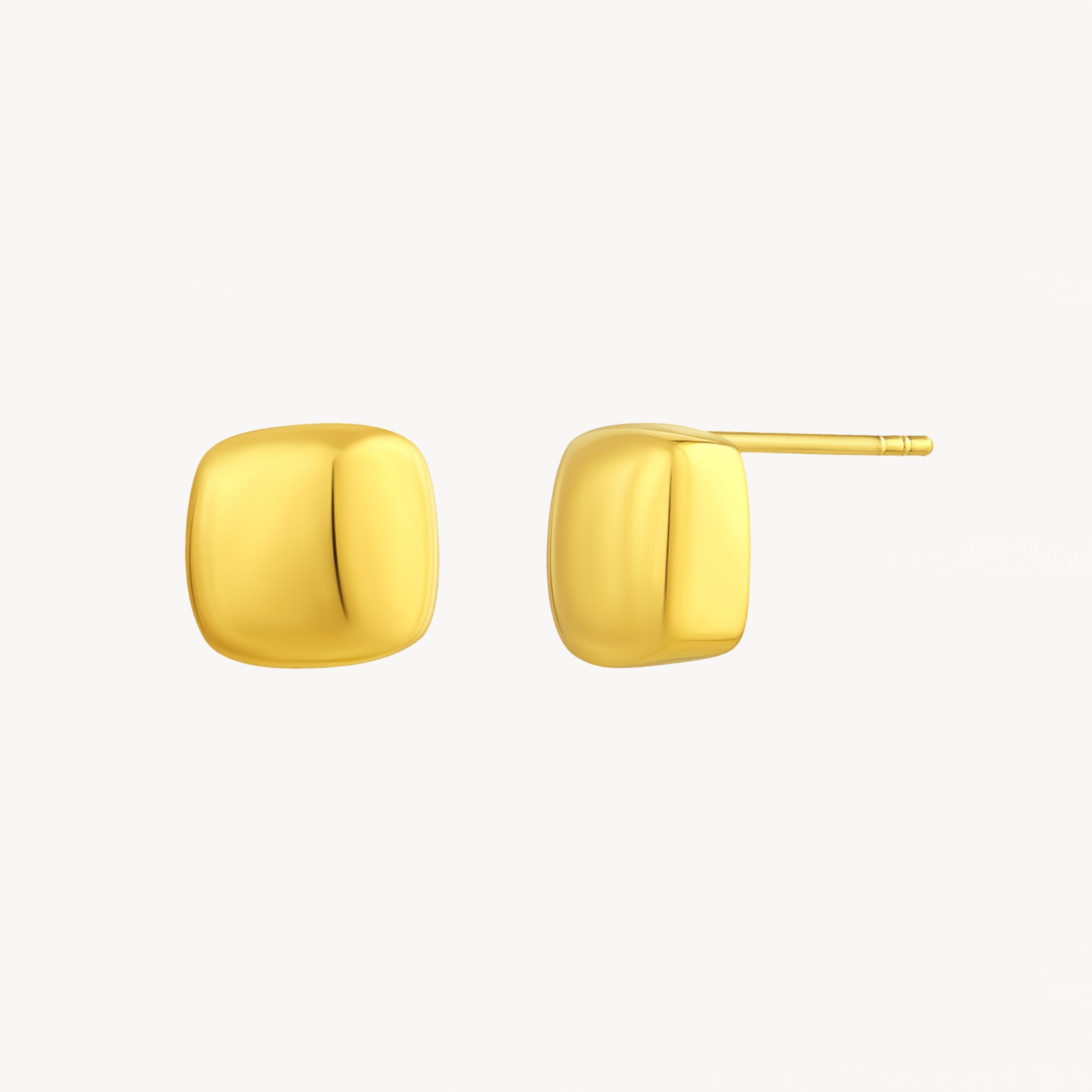 925 STERLING SILVER CREOLE STUD EARRINGS