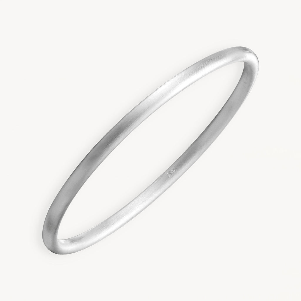 925 STERLING SILVER SLIP ON BANGLE
