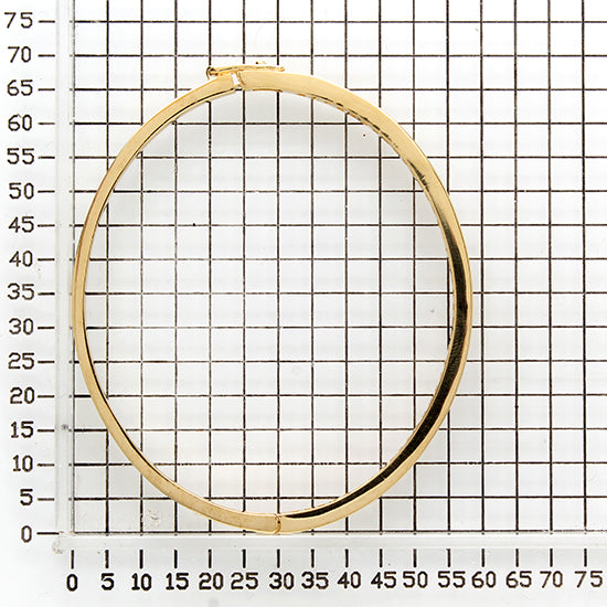 925 STERLING SILVER SLIP ON BANGLE WITH CUBIC ZIRCONIA