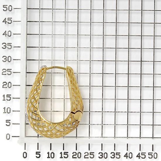 925 STERLING SILVER LE MESH EARRINGS