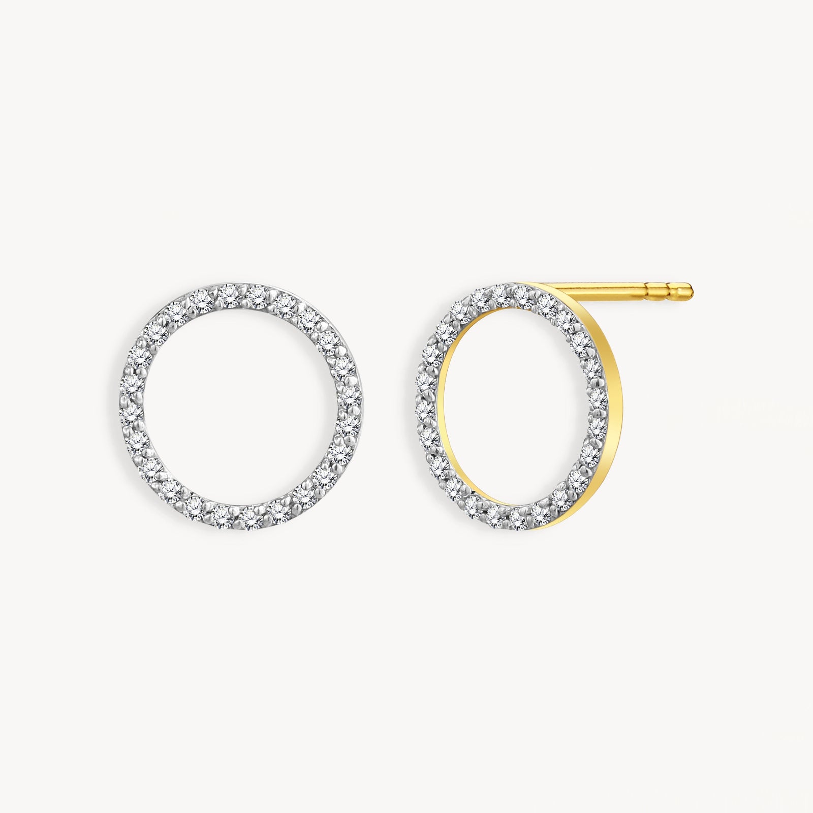 925 STERLING SILVER ROUND SHAPE EARRINGS