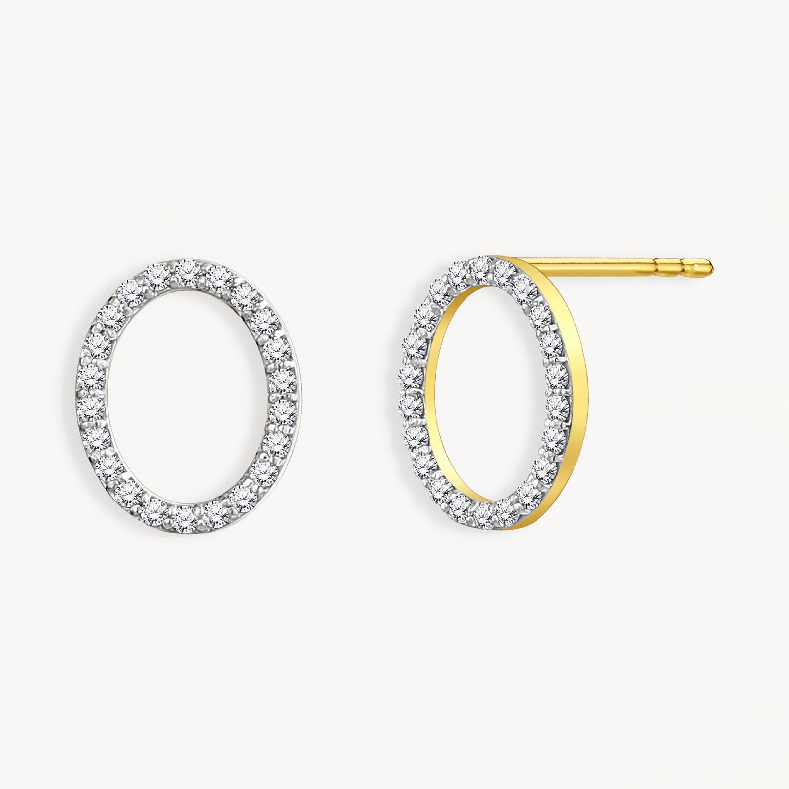 925 STERLING SILVER OVAL SHAPE EARRINGS