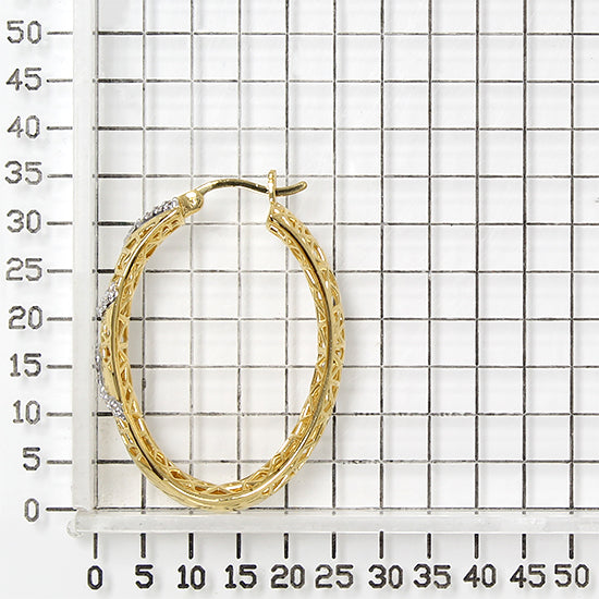 925 STERLING SILVER LE MESH EARRINGS