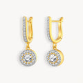 925 STERLING SILVER EARRINGS WITH CUBIC ZIRCONIA