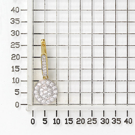 925 STERLING SILVER EARRINGS WITH CUBIC ZIRCONIA