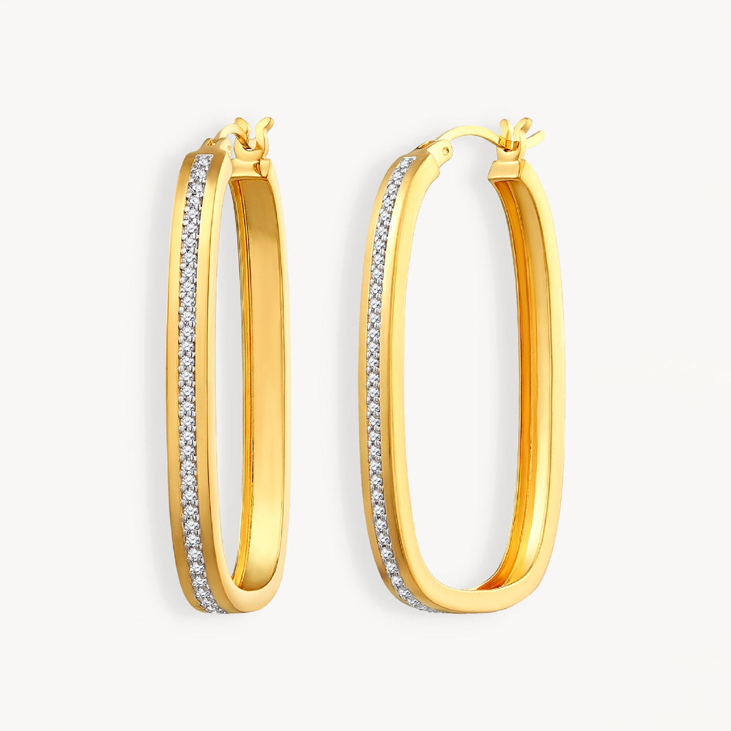 925 STERLING SILVER EARRINGS WITH CUBIC ZIRCONIA