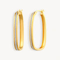 925 STERLING SILVER EARRINGS WITH CUBIC ZIRCONIA