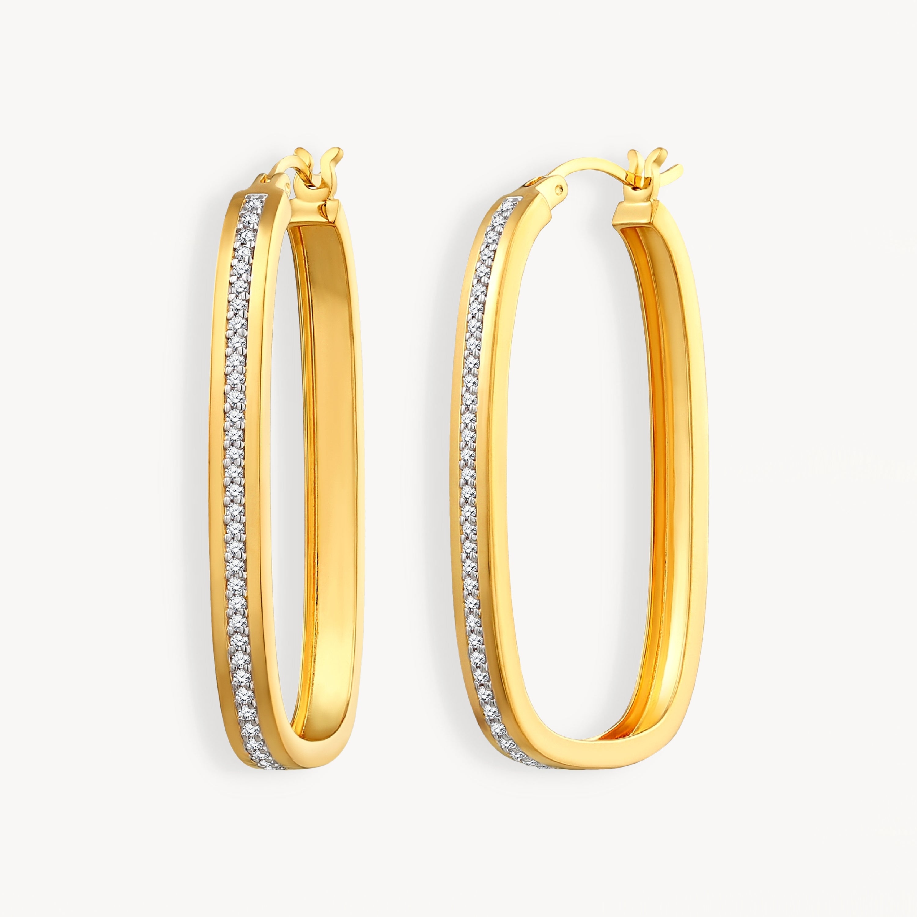 925 STERLING SILVER EARRINGS WITH CUBIC ZIRCONIA