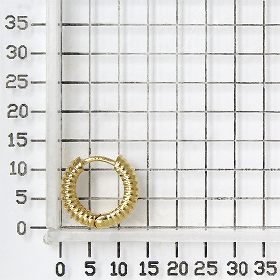 925 STERLING SILVER SMALL HUGGIE EARRINGS WITH CUBIC ZIRCONIA