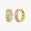 925 STERLING SILVER EARRINGS WITH CUBIC ZIRCONIA