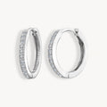 925 STERLING SILVER EARRINGS WITH CUBIC ZIRCONIA