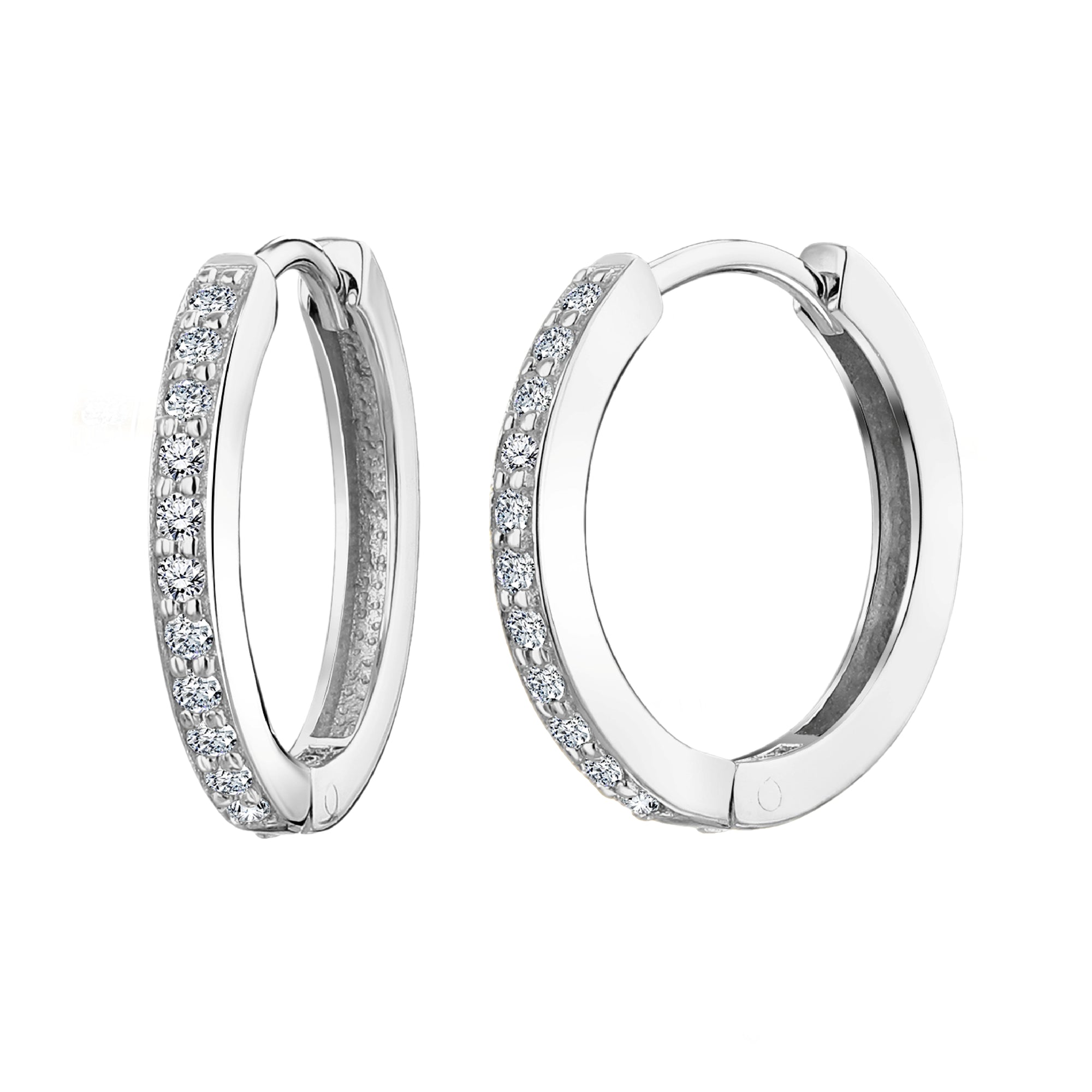 925 STERLING SILVER EARRINGS WITH CUBIC ZIRCONIA