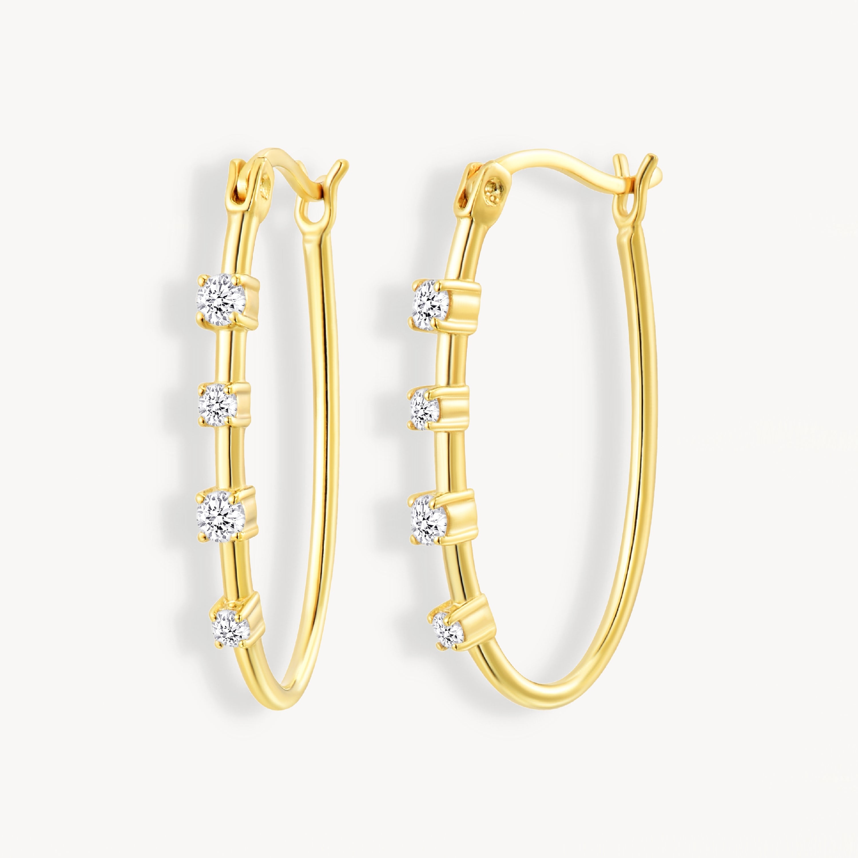 925 STERLING SILVER HOOP EARRINGS