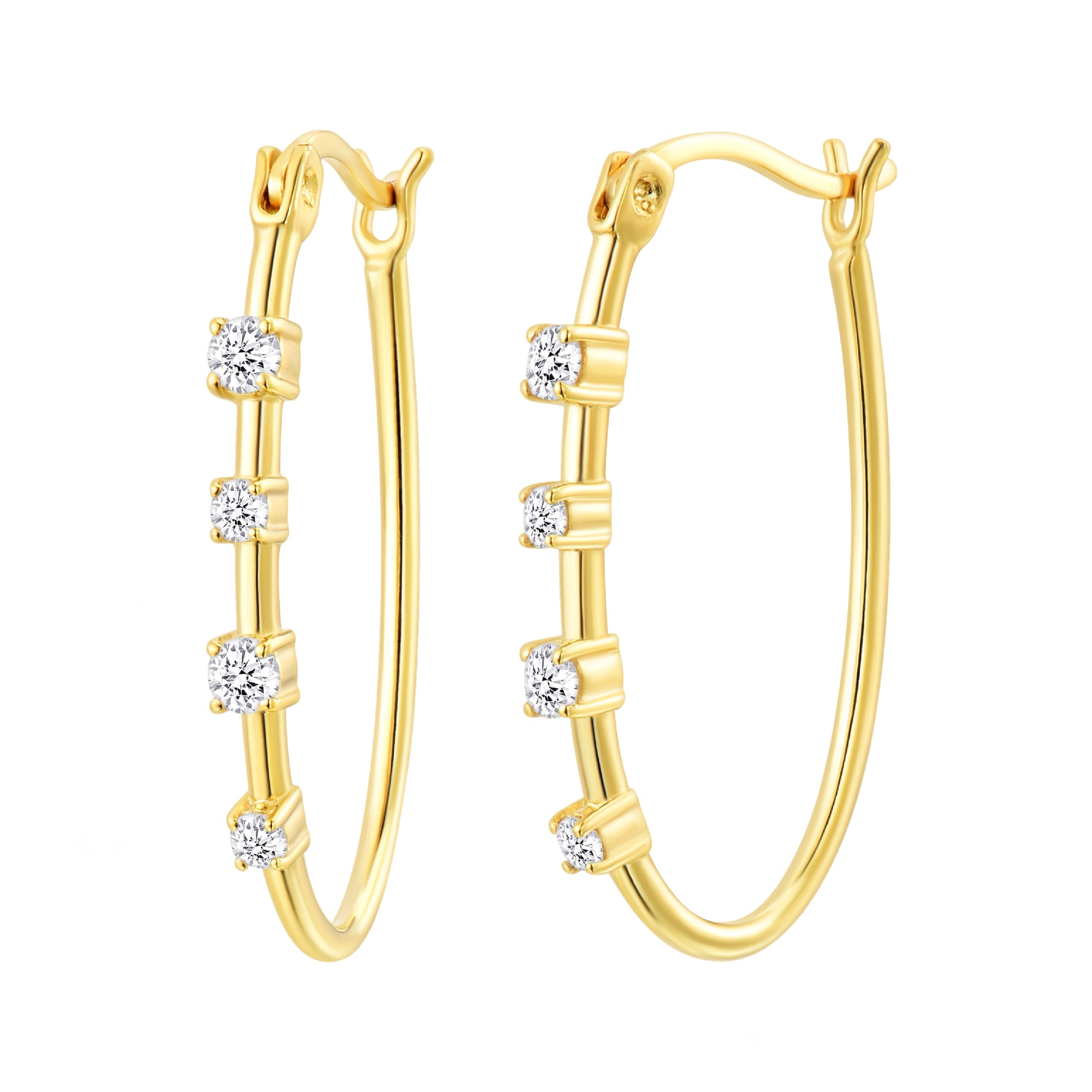 925 STERLING SILVER HOOP EARRINGS