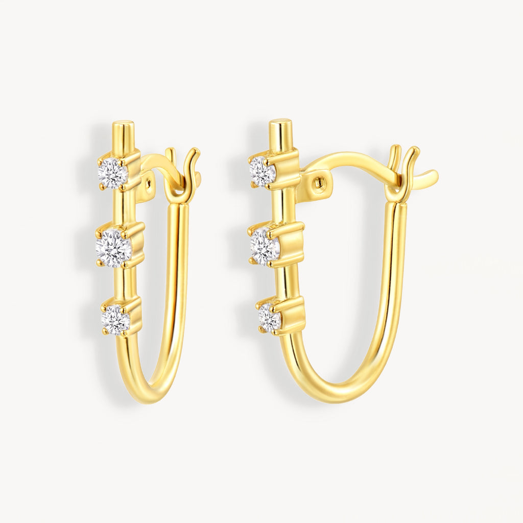 925 STERLING SILVER HOOP EARRINGS