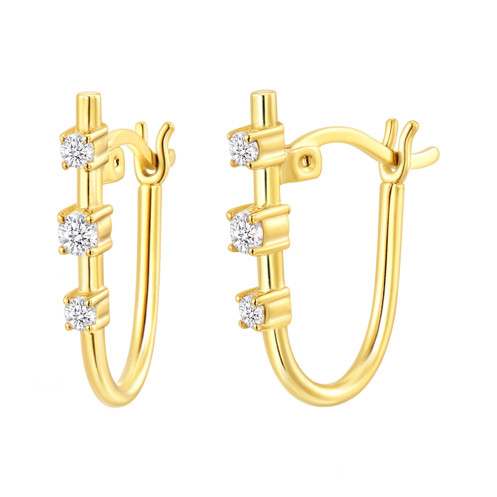 925 STERLING SILVER HOOP EARRINGS