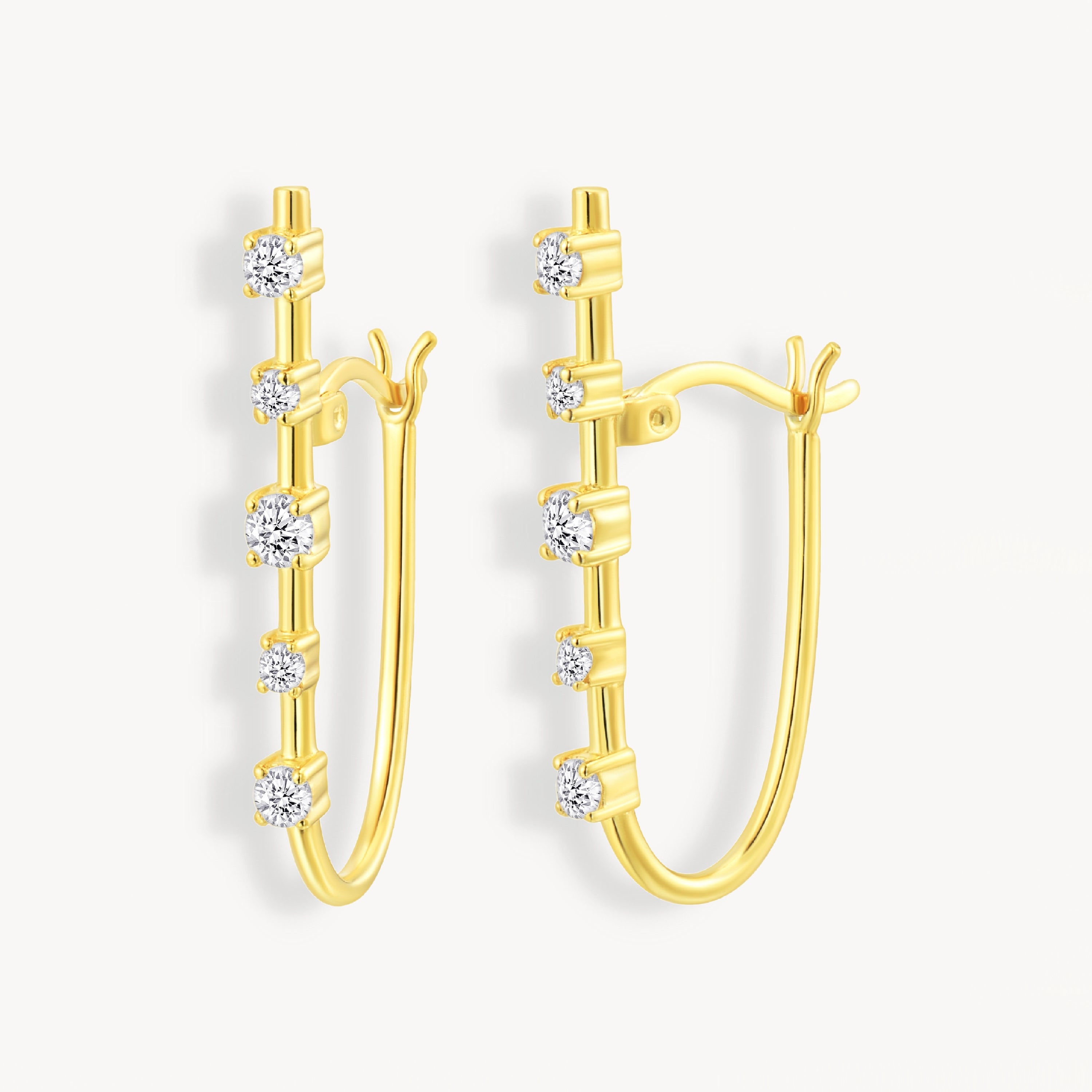 925 STERLING SILVER HOOP EARRINGS