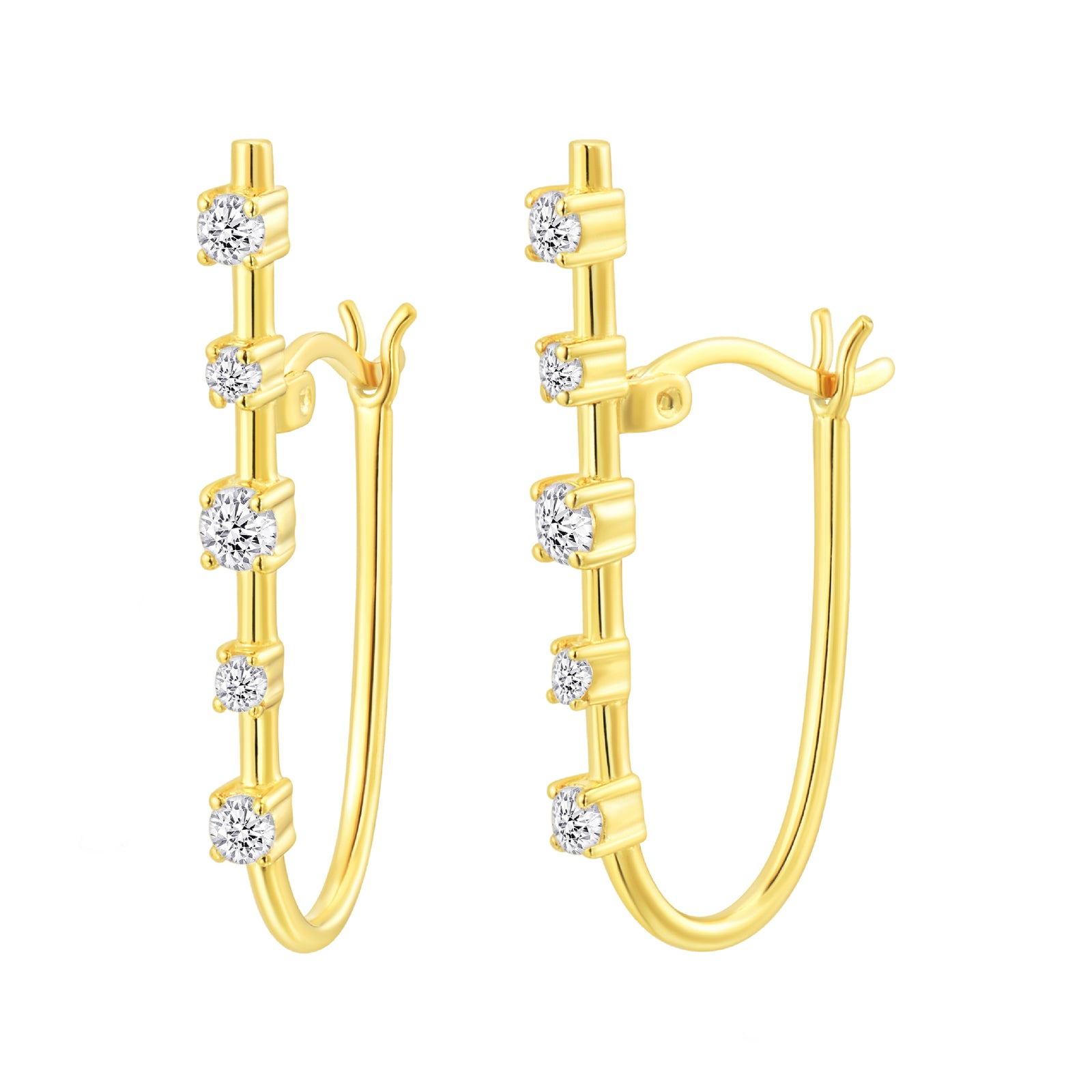 925 STERLING SILVER HOOP EARRINGS