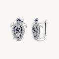 925 STERLING SILVER SEA TURTLE EARRINGS
