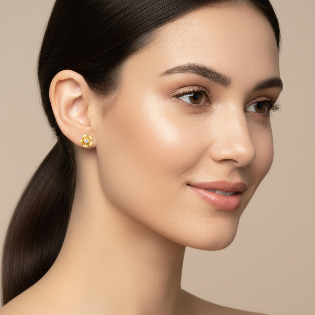 925 STERLING SILVER STUD EARRINGS