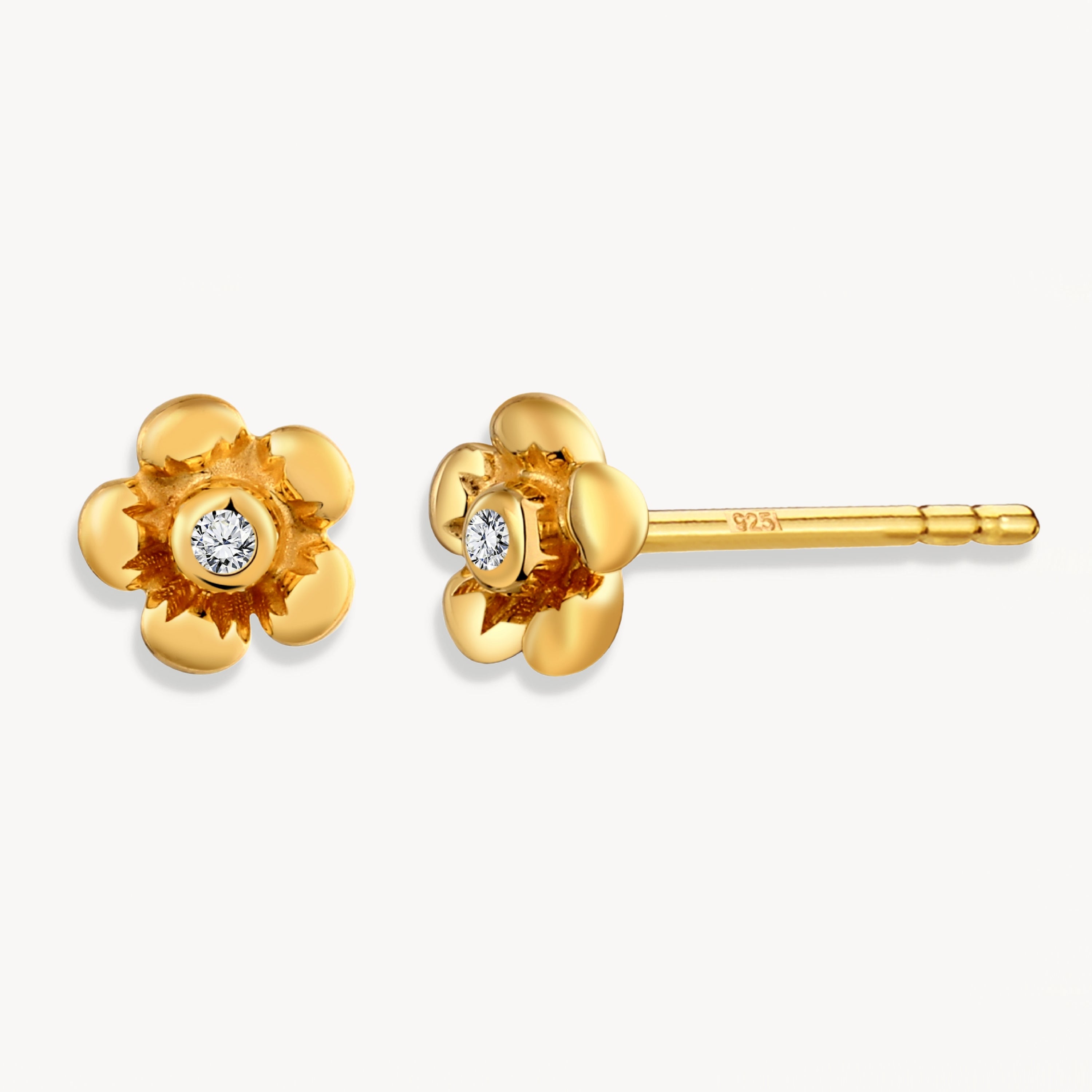 925 STERLING SILVER STUD EARRINGS