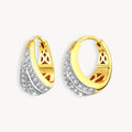 925 STERLING SILVER EARRINGS WITH CUBIC ZIRCONIA